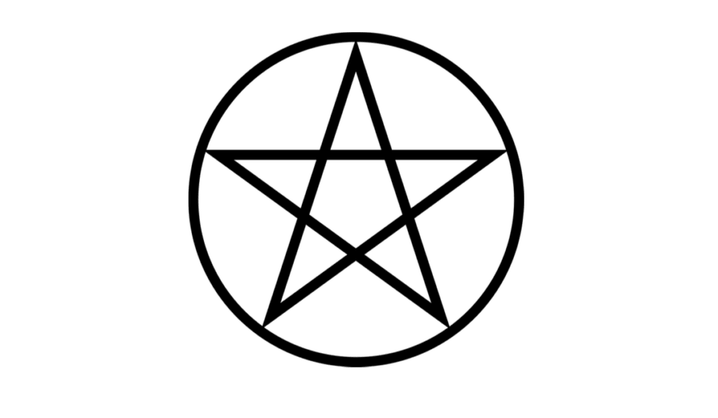 Pentagram-isolated-vector-occultism-star-symbol-in-a-circle