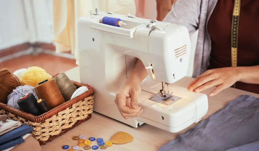 Preparing sewing machine