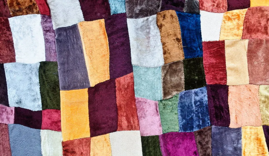 background of patchwork cloth