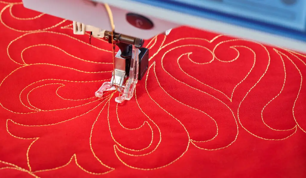 quilting with an electric sewing machine